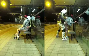 Machao metendo forte em peituda no ponto de onibus em belo horizonte