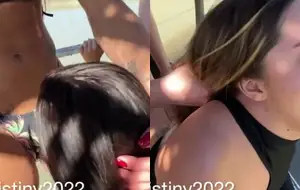 Mulheres fogosas fazem uma suruba em pleno lago