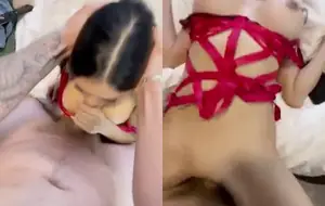 Japinha ninfeta peituda mamou e deu a xerequinha cheia de tesão
