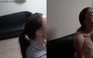 Morena gostosa pelada dando um boquete inesquecível no ex enquanto grava