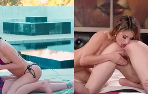 Gifs chupando buceta enquanto dedilha o cuzinho da melhor amiga